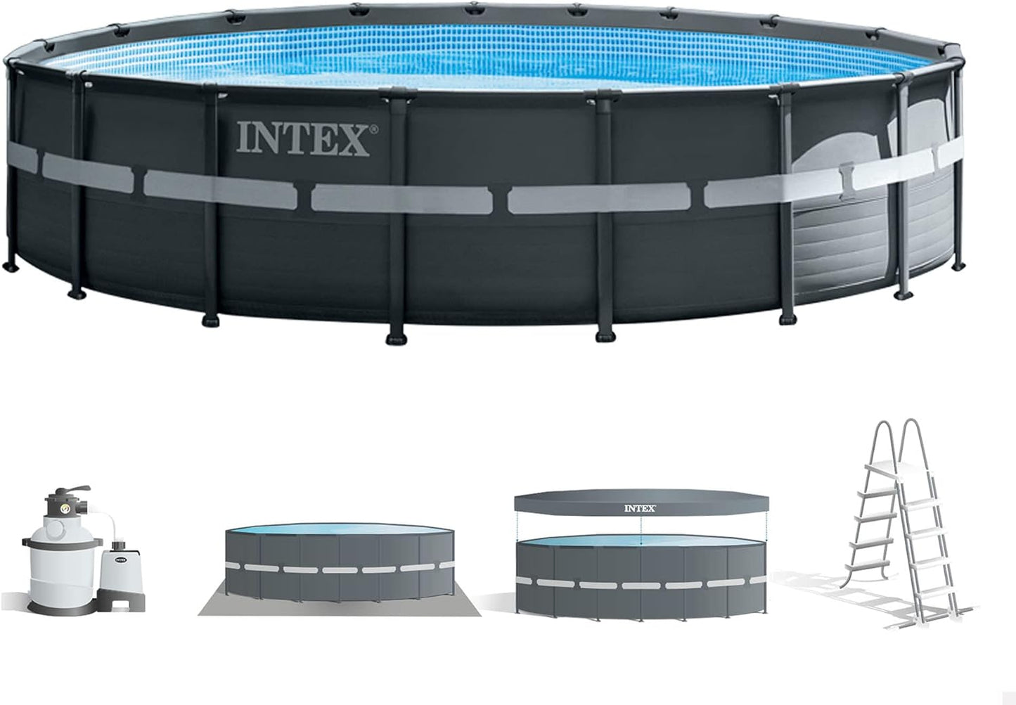 Piscina elevada redonda Ultra XTR Frame 549x132 cm con depuradora