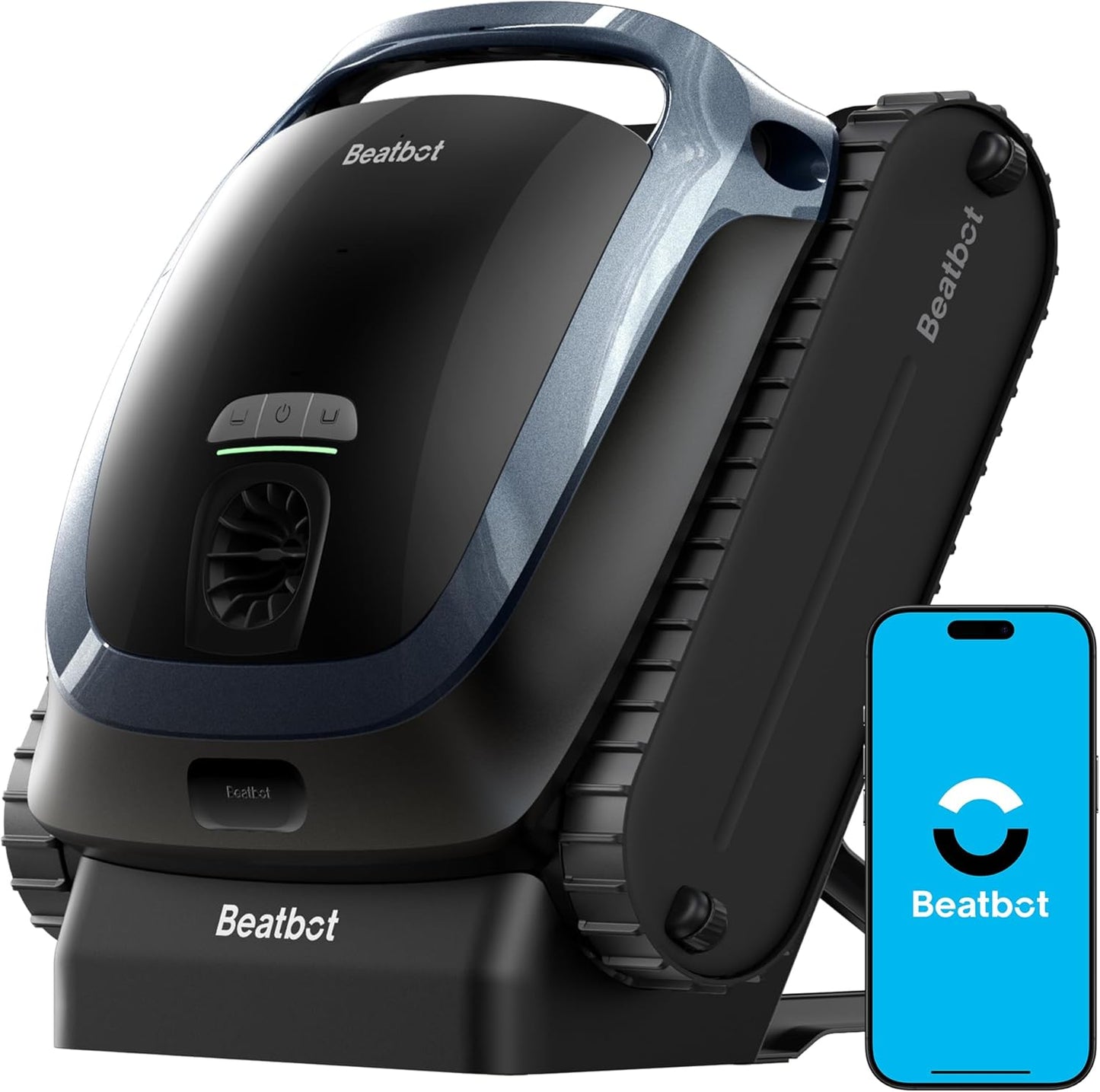 Robot Pool Vacuum Cleaner limpiafondos inalámbrico, Posicionamiento Inteligente