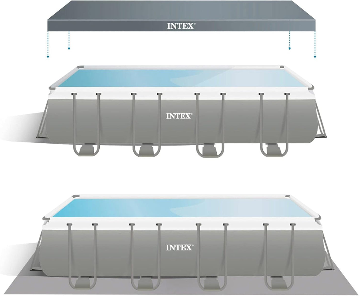 Piscina Desmontable Rectangular Ultra XTR Frame 549x274x132 + depuradora